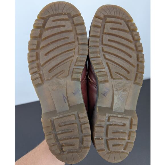 VTG Dr. Martens Brown Monk Strap Shoes Size 10 Made in England Preppy Chunky - Picture 7 of 10